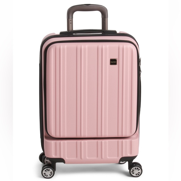 New! CALPAK 20” Hardside Carry-on Spinner With Front Pocket